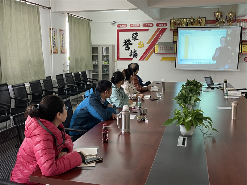 人力资源管理教研室和互联网金融教研室开展在线直播学习活动