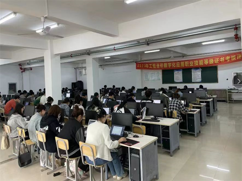 伟德国际victor19462023年“1+X”工程造价数字化应用职业技能等级证书通过率100%